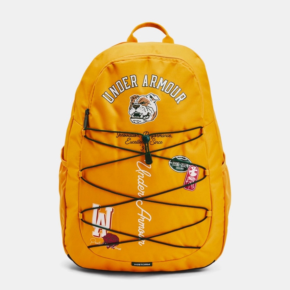 Under Armour UA Hustle Sports Backpack Golden Yellow/White 029147